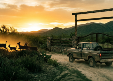 cazadores en el rancho