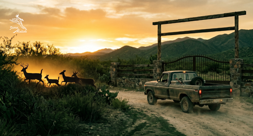 cazadores en el rancho