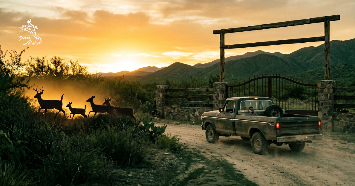 cazadores en el rancho
