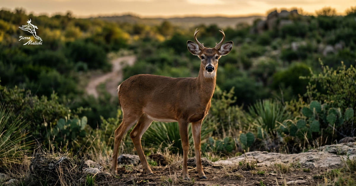 el hombre y el venado cola blanca